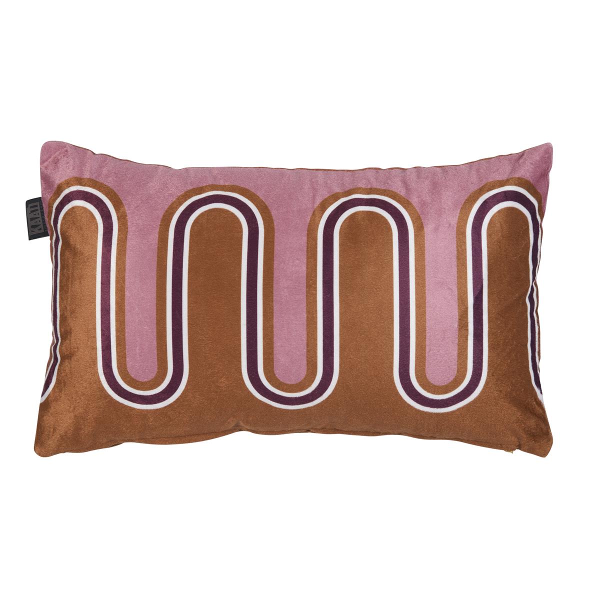 KAAT Amsterdam decoratiekussen Shirley - 30x50 cm - steenrood