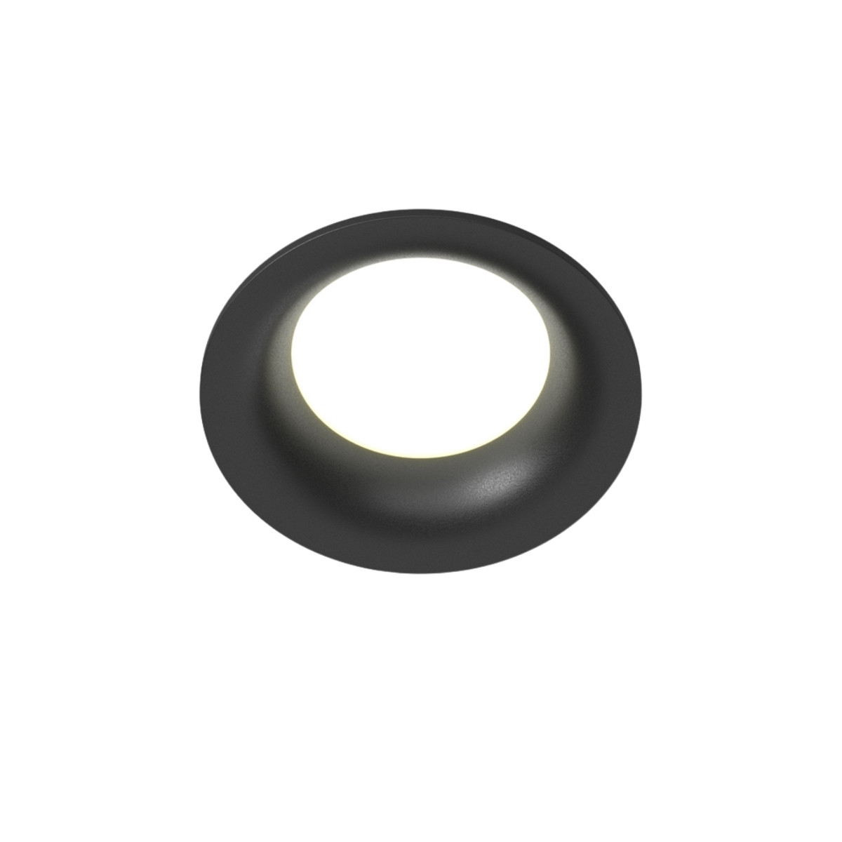 Oprawa wpuszczana oczko okrągła czarna 8,5cm Slim 1xGU10x50W IP65 Maytoni
