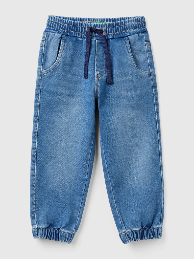 Denim joggers