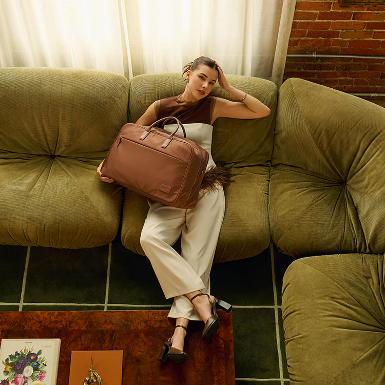 The Oslo - Sienna Nylon Travel Weekender Bag
