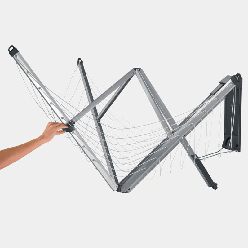 Séchoir Wallfix 24 m avec housse BRABANTIA