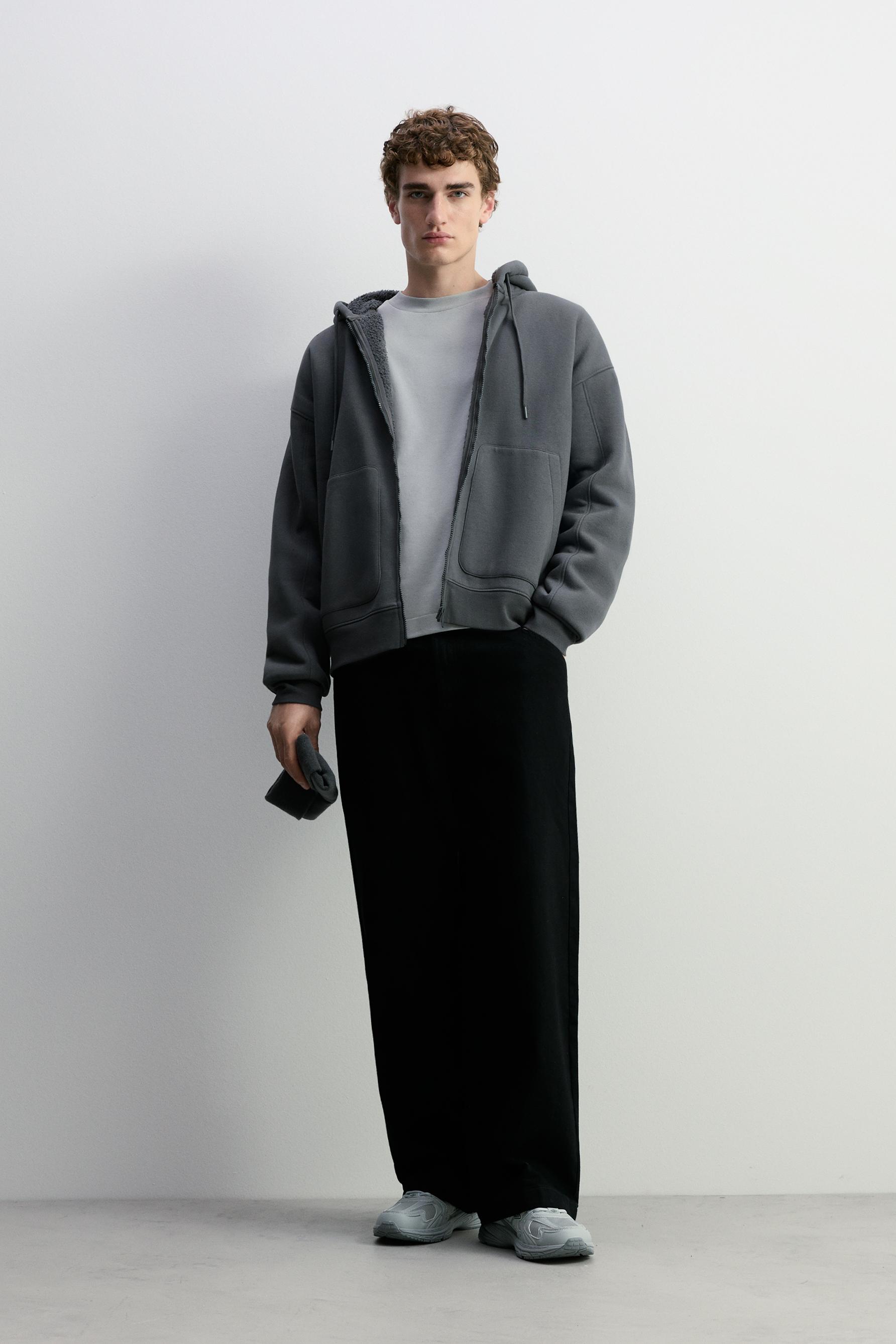 Sudadera cremallera borreguillo