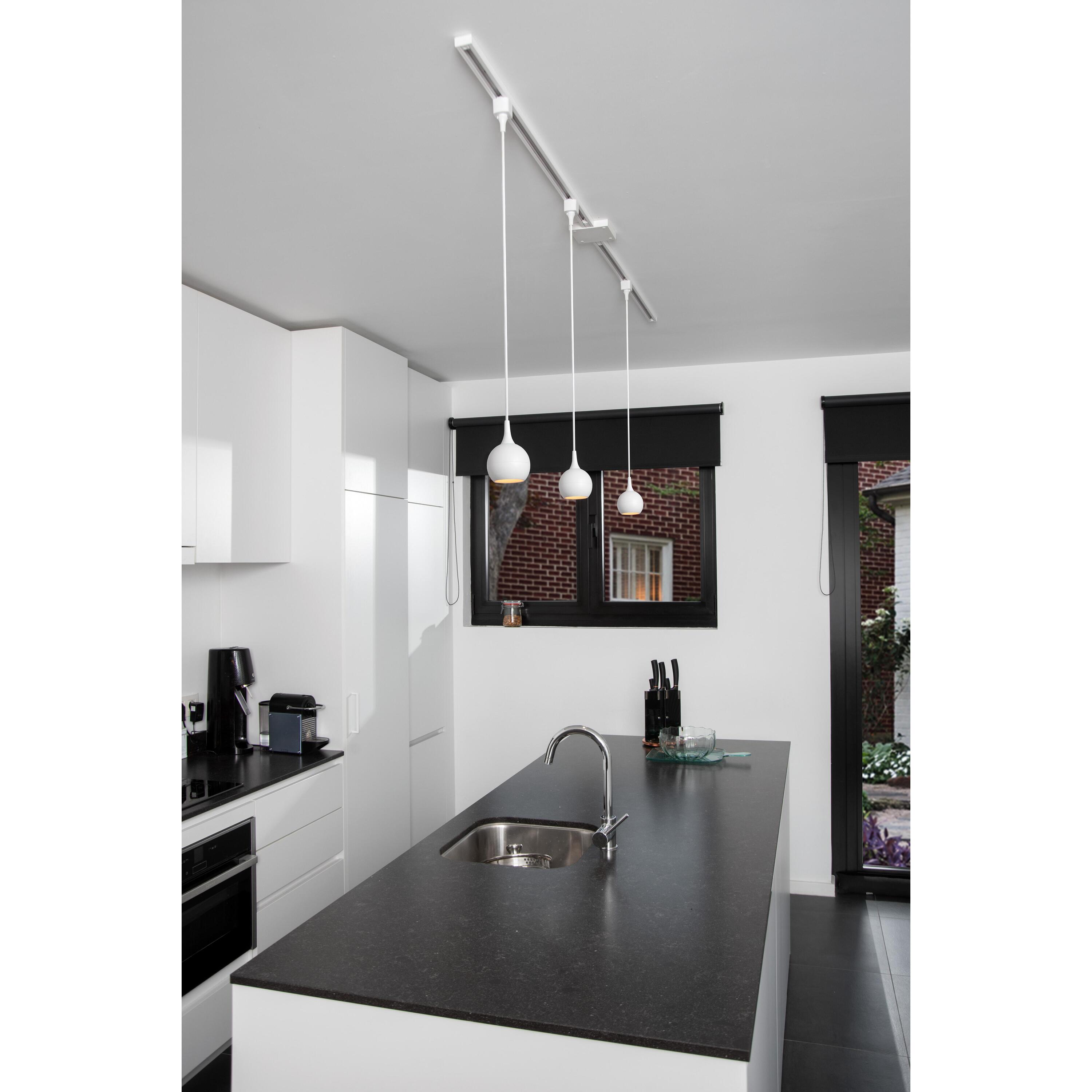Track Favori 1-fase rail hanglamp zwart