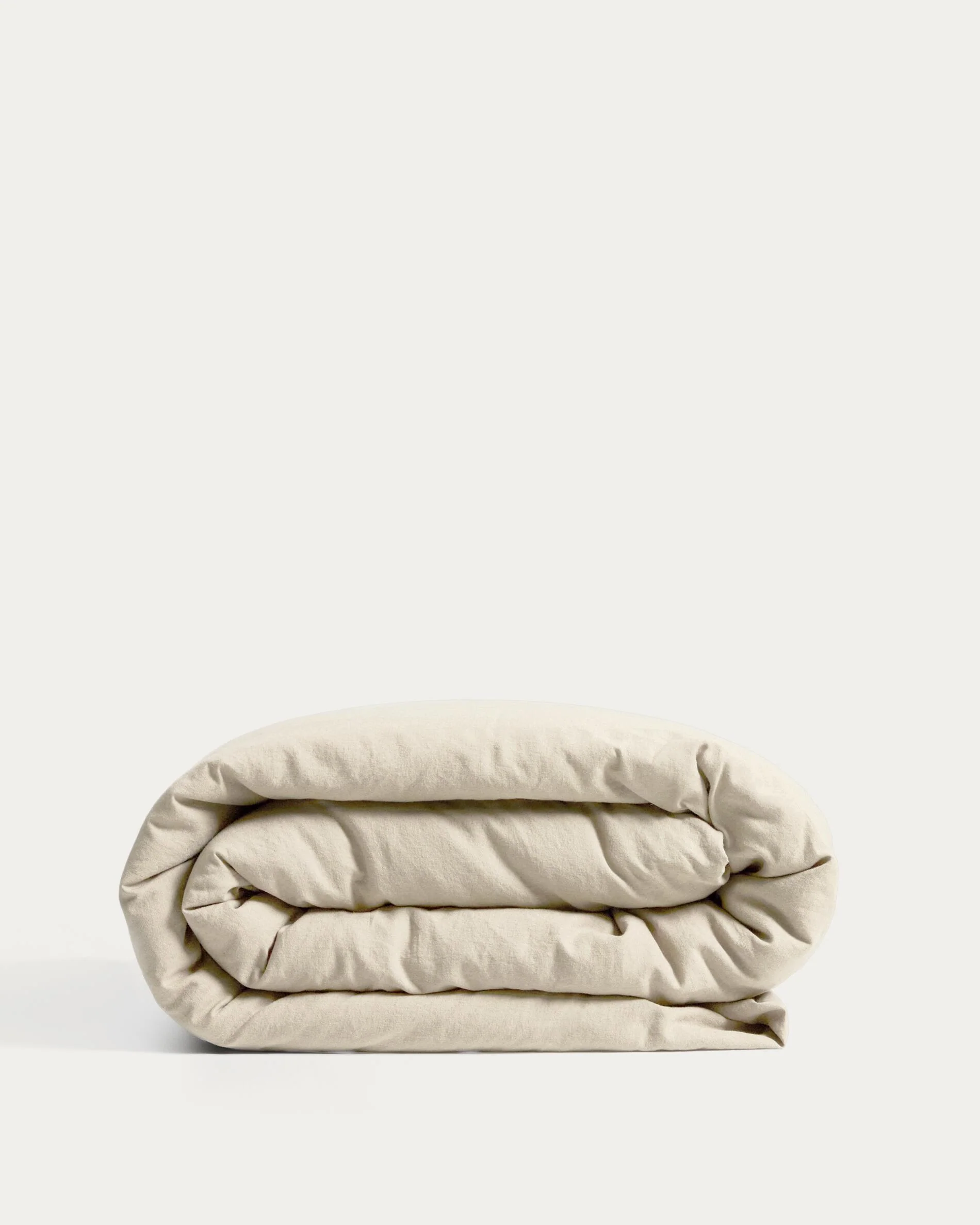 Simmel ecru linen blend duvet cover for 160 cm bed