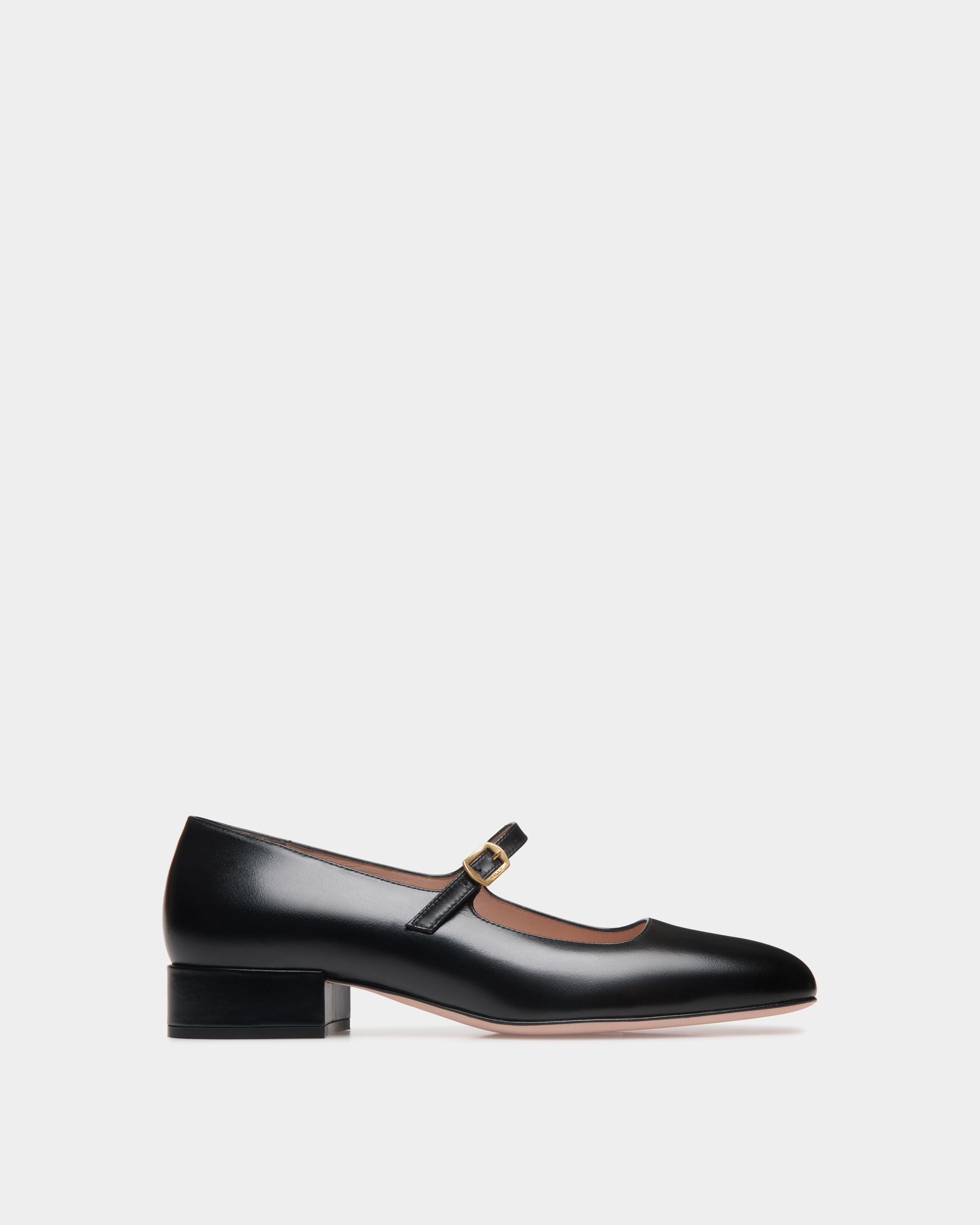 Ballyrina Pumps Aus Leder In Schwarz