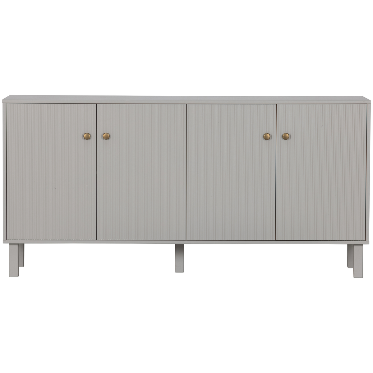 WOOOD dressoir Madu - Grenen - Wolkengrijs - 78x160x46