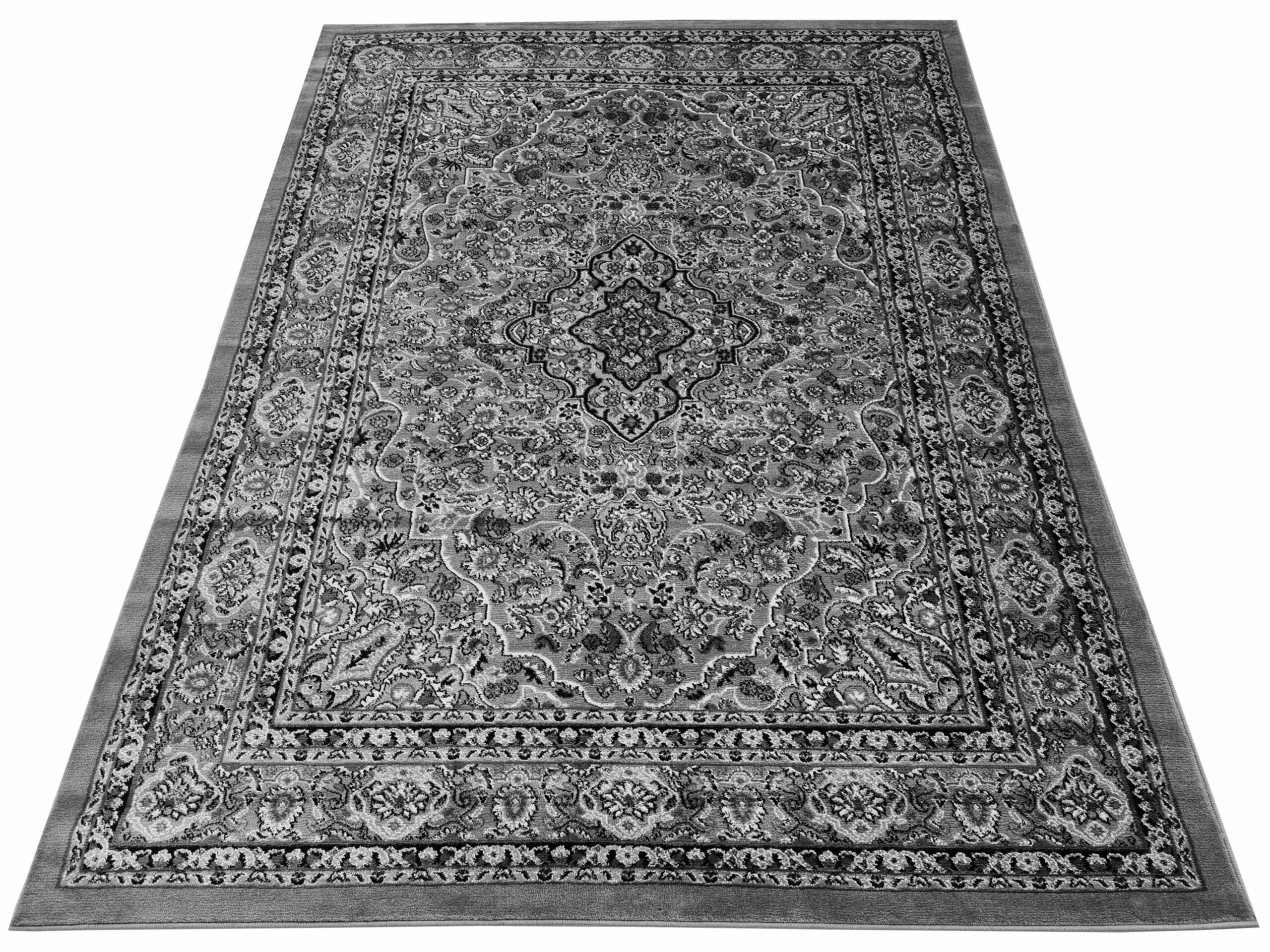 Dywan Oriental 00.04 gray szary 140x190 do salonu pokoju