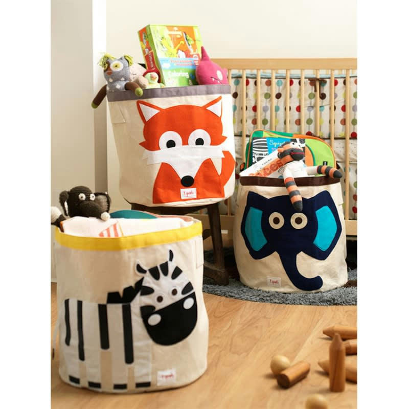 - Sac à jouets Zèbre Blanc H45cm