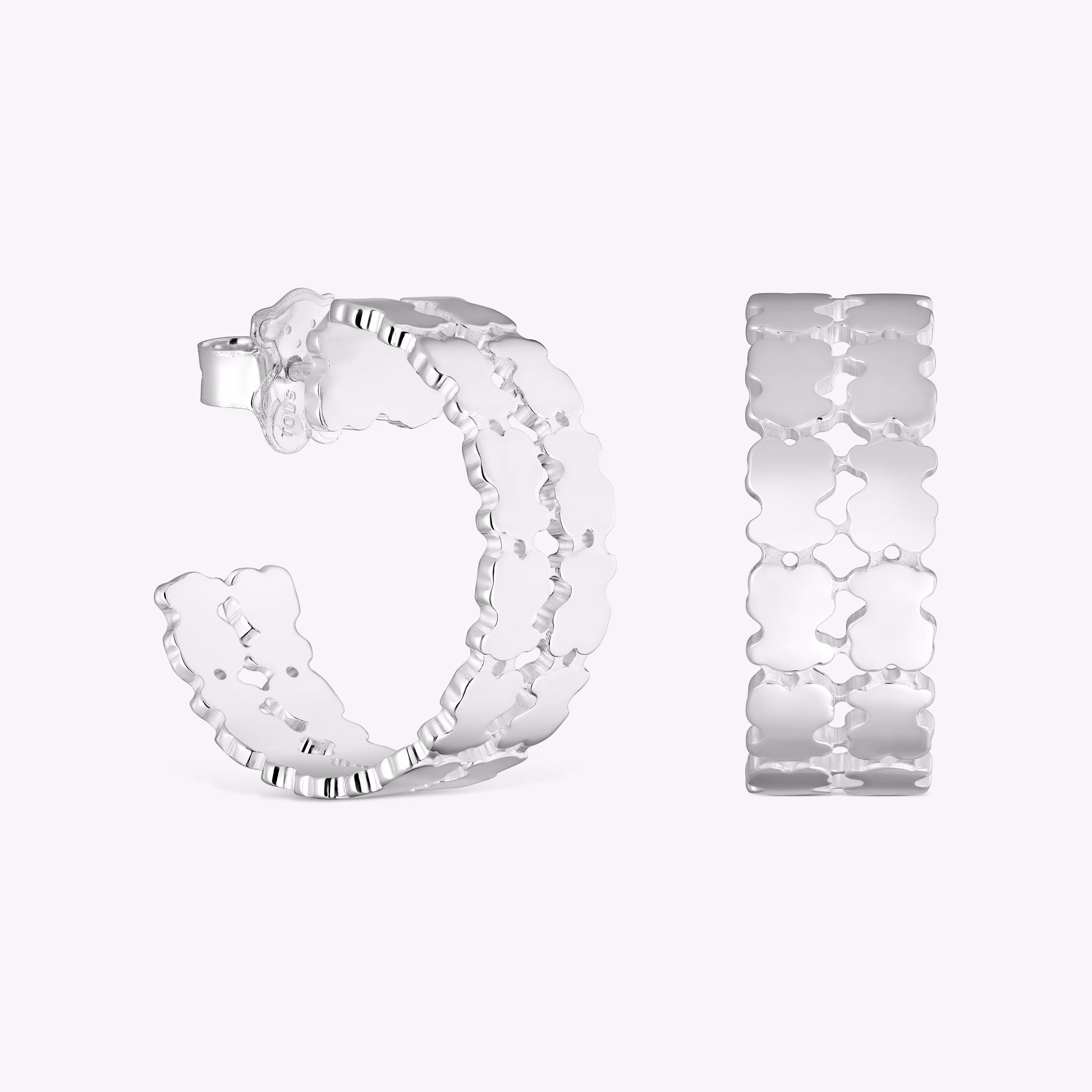 Pendientes aro de plata 22 mm TOUS Sweet 40s