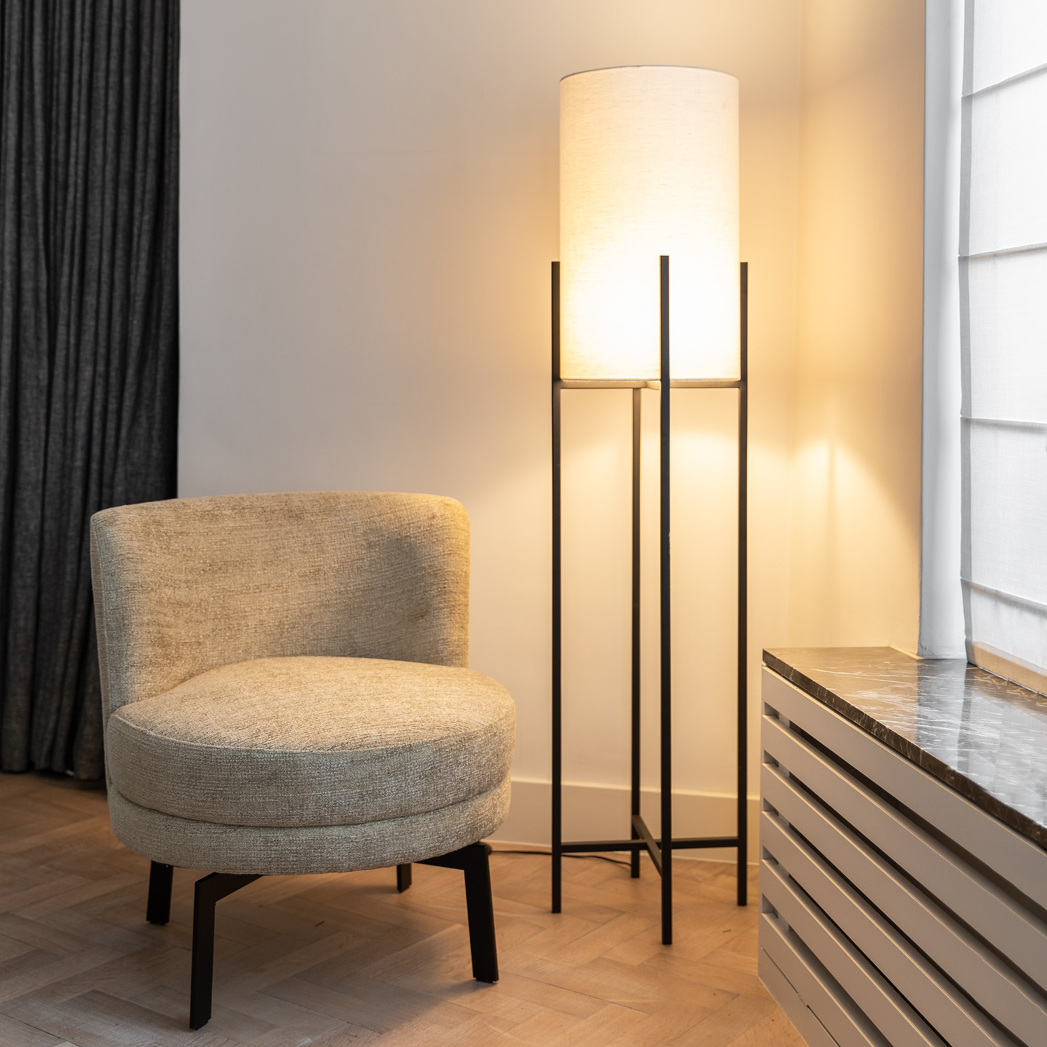 Atmooz Vloerlamp Ruby - Industriele Staande Lamp