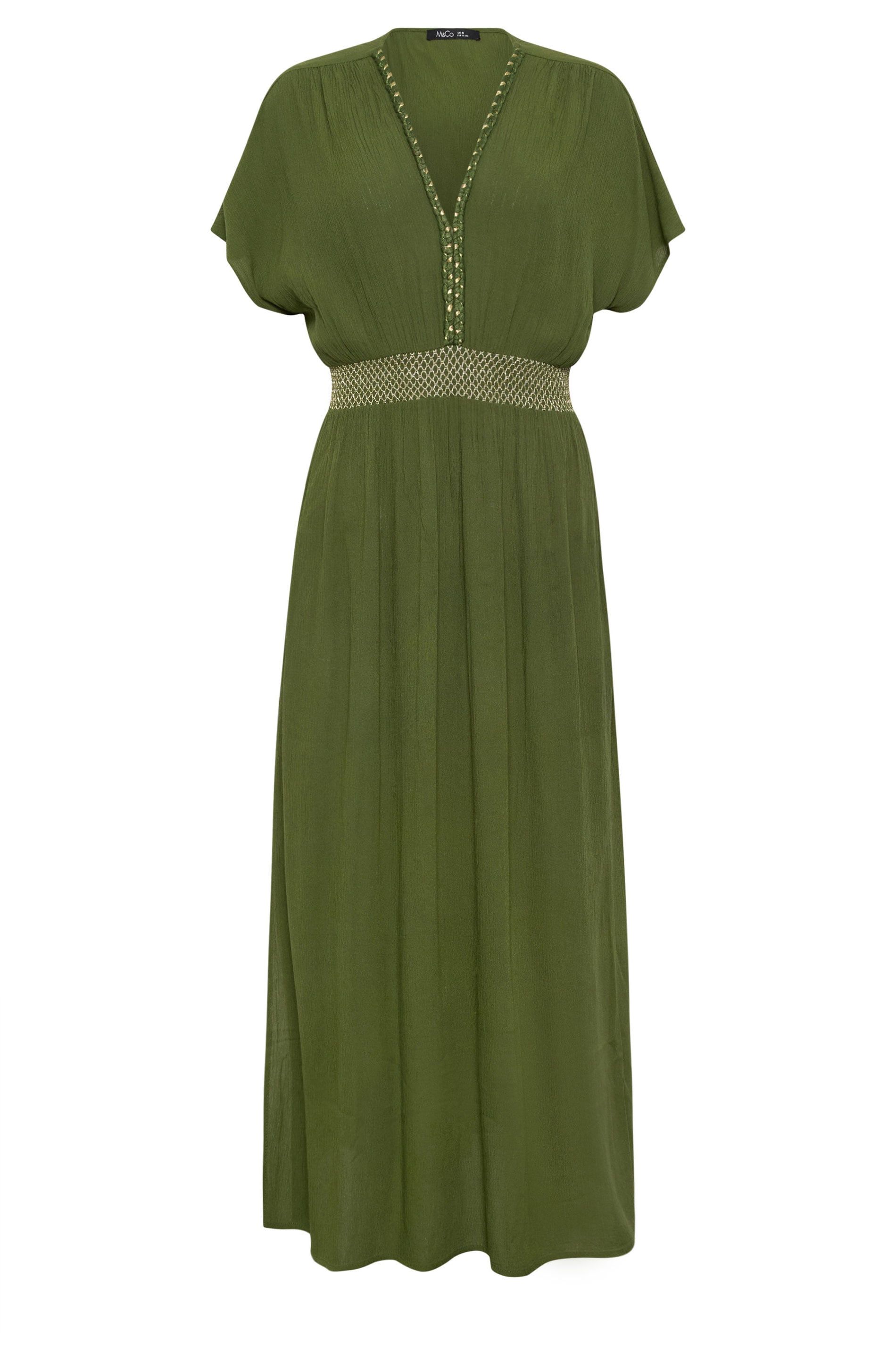 M&Co Rope Trim Beach Dress