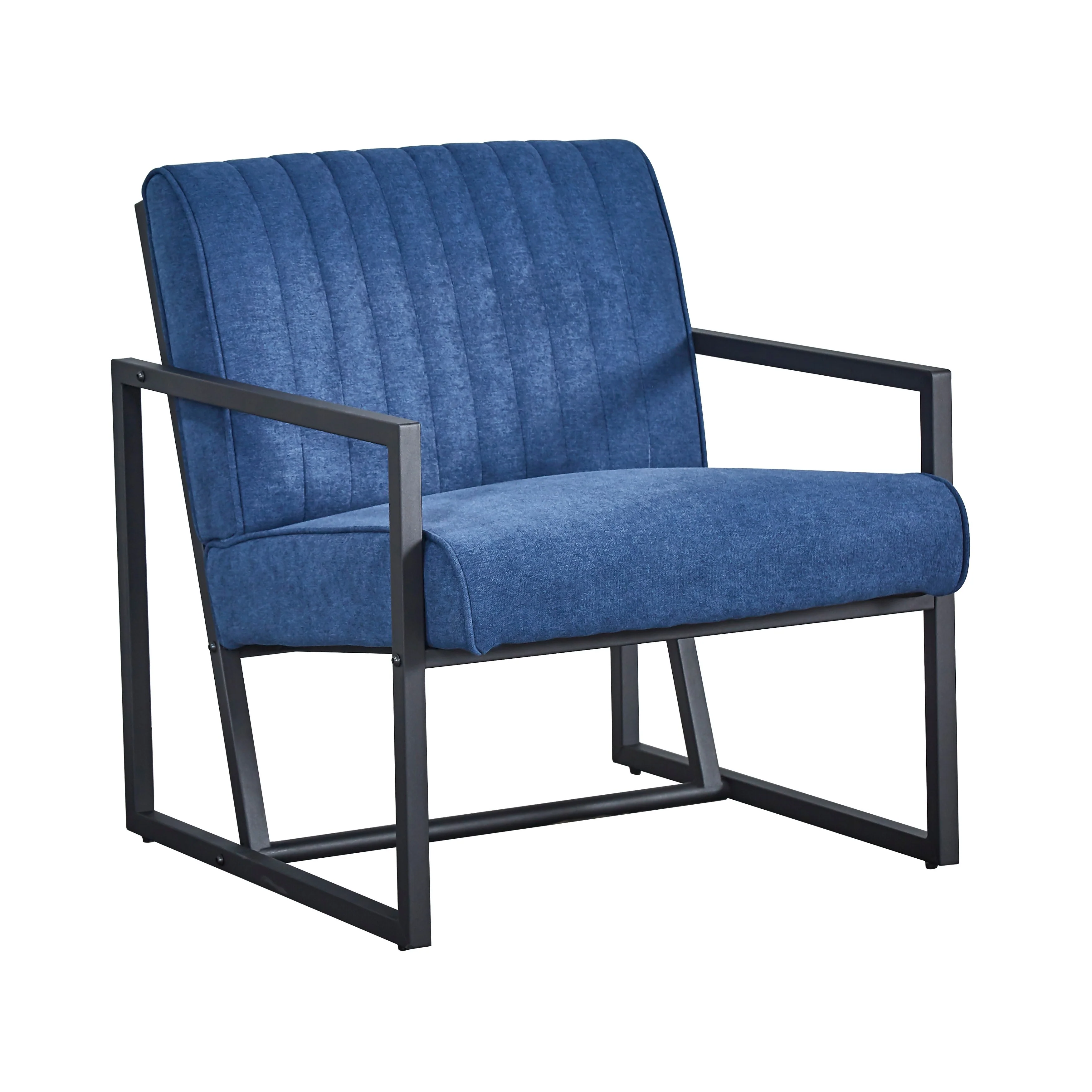 Modern design high quality fabric steel armchair