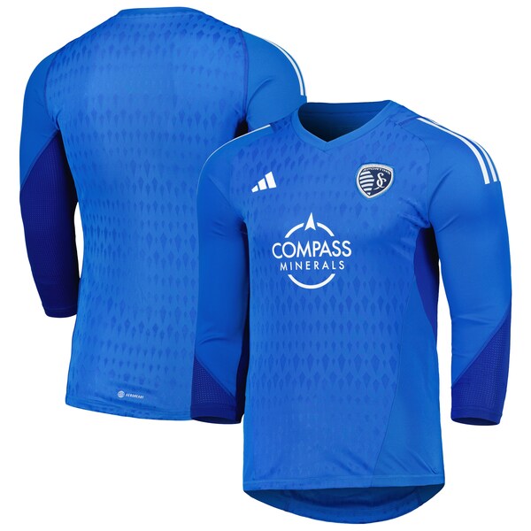 Sporting Kansas City adidas 2024 Goalkeeper Long Sleeve Replica Jersey - Blue
