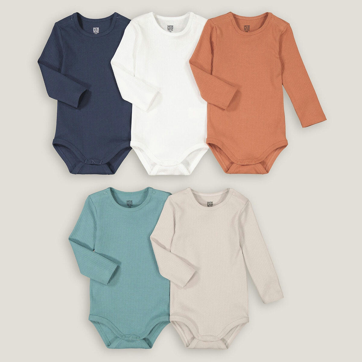 Lot de 5 bodies manches longues