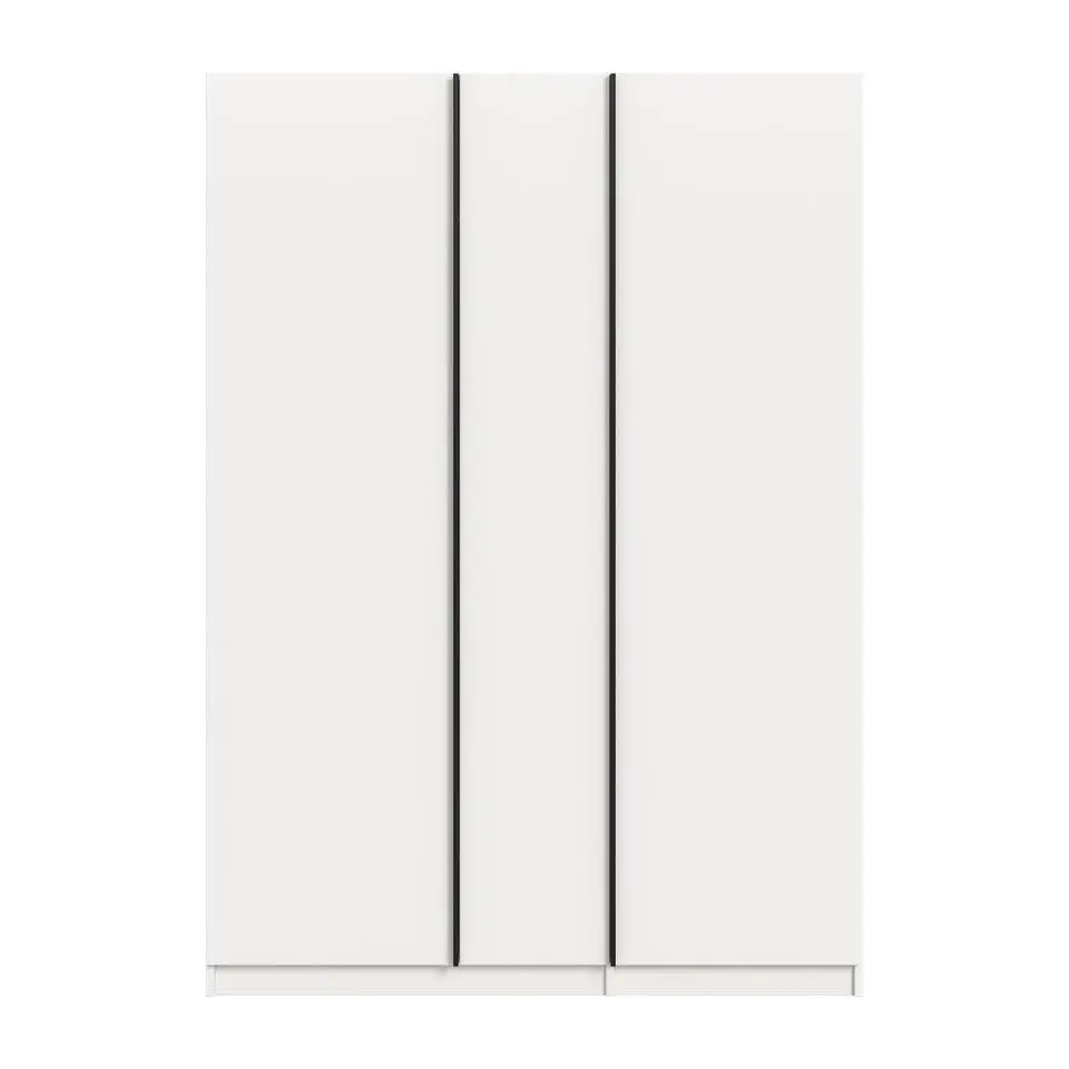 Hioshop Oakland kledingkast 3 deuren wit