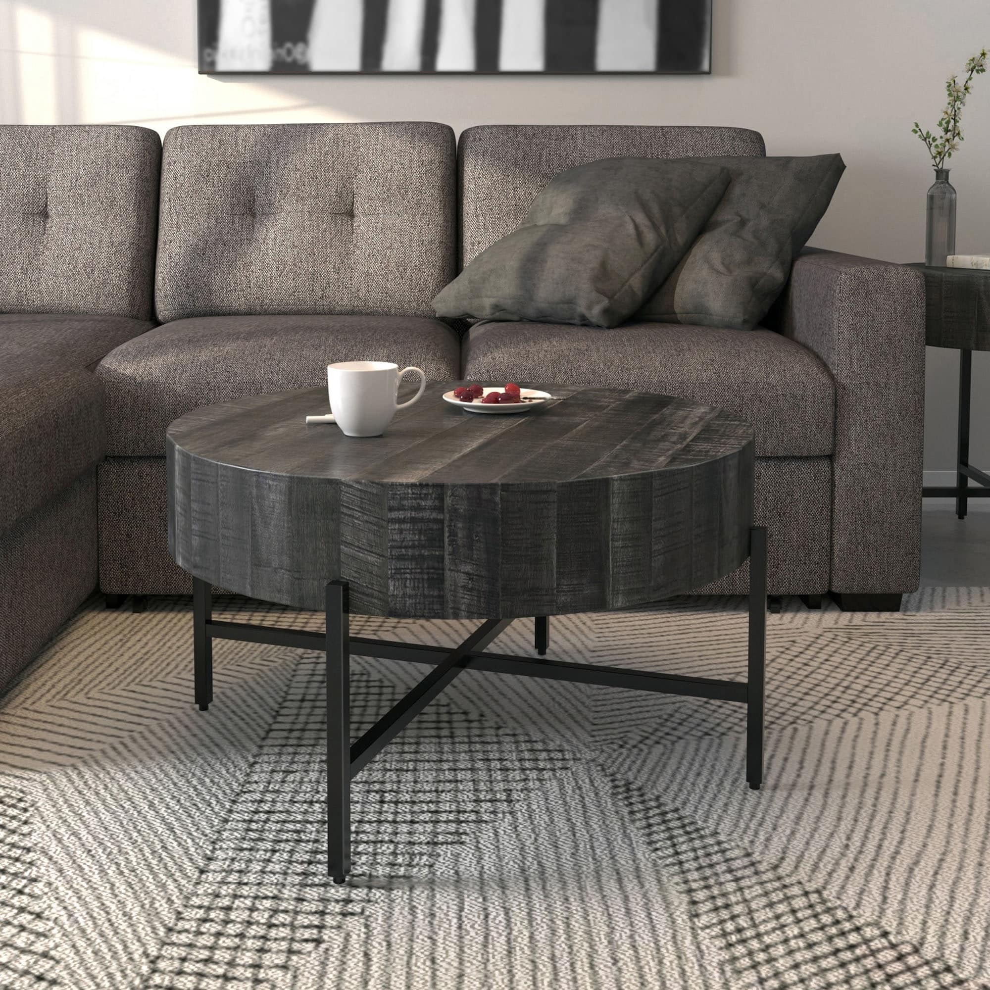Contemporary Round Coffee Table