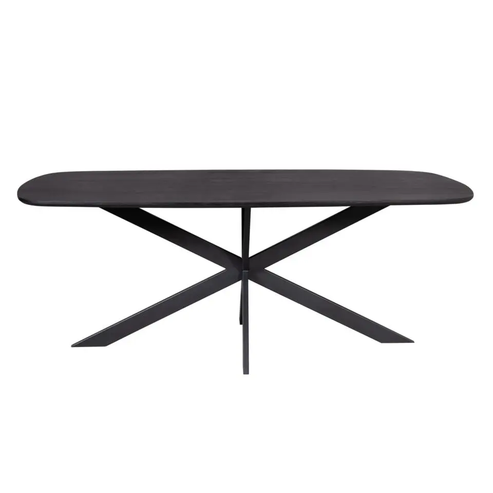 Starfurn - Eettafel Elegance - Zwart - 110x240x76 cm