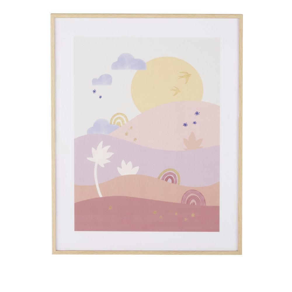 OIA - Tableau paysage multicolore 40x50