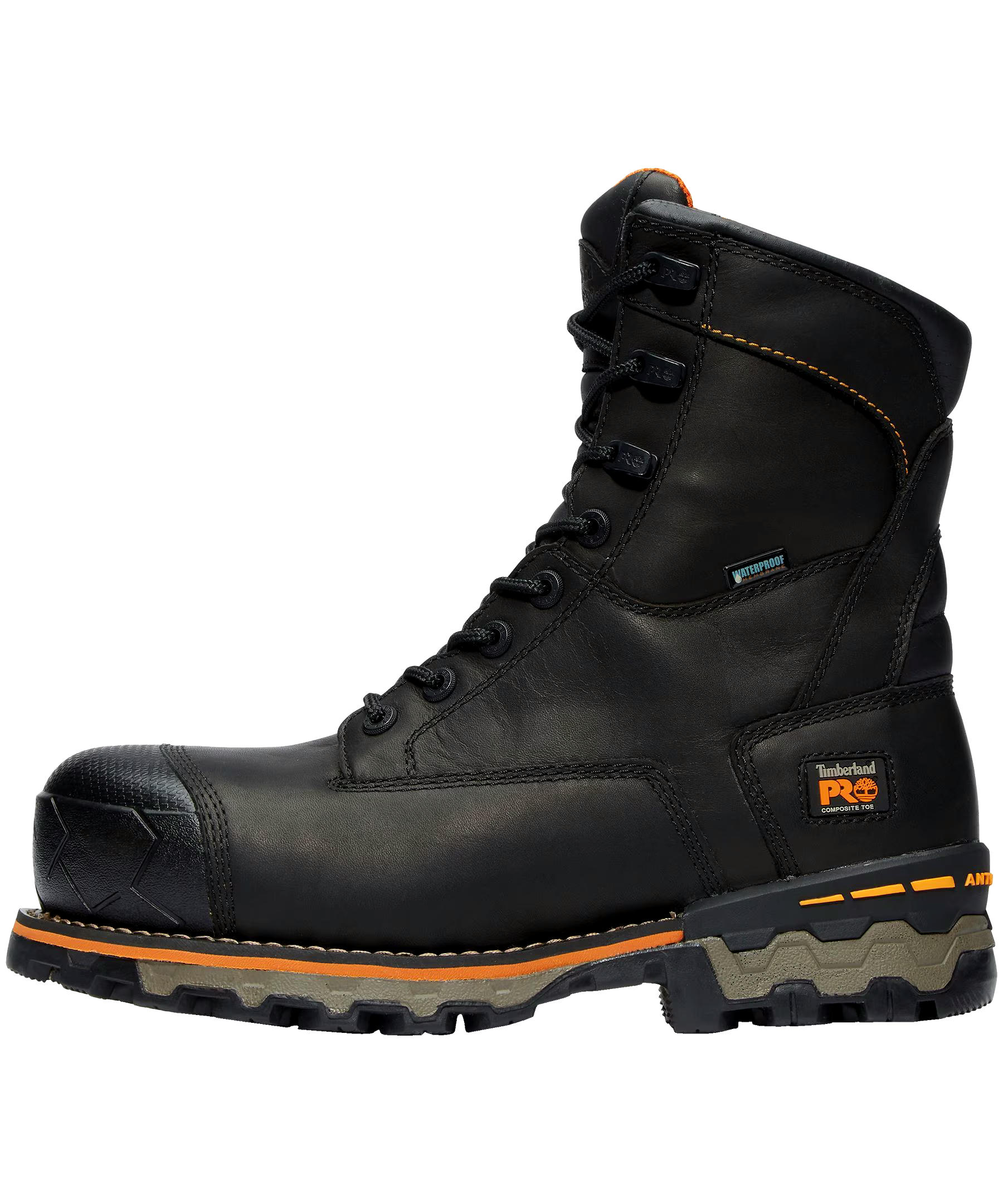 Timberland Men's Pro Boondock 8 Inch Composite Toe Composite Plate Waterproof Boots