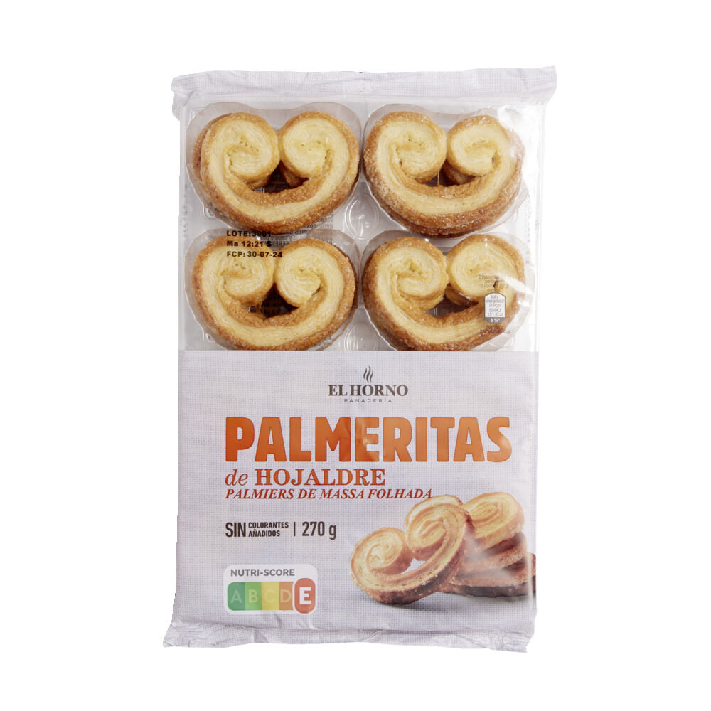 Biscuits 24 palmiers 270gr