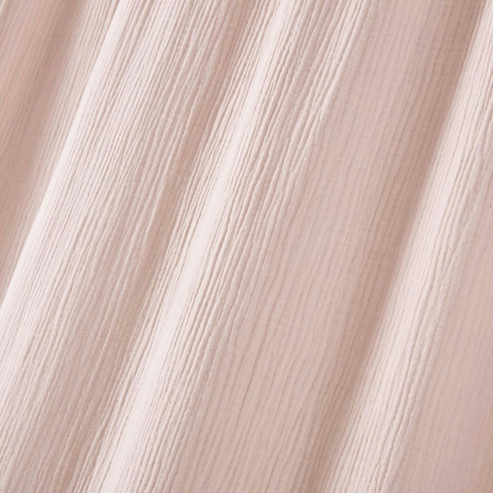 NOA - Rideau à passants en coton rose à l'unité 110x250