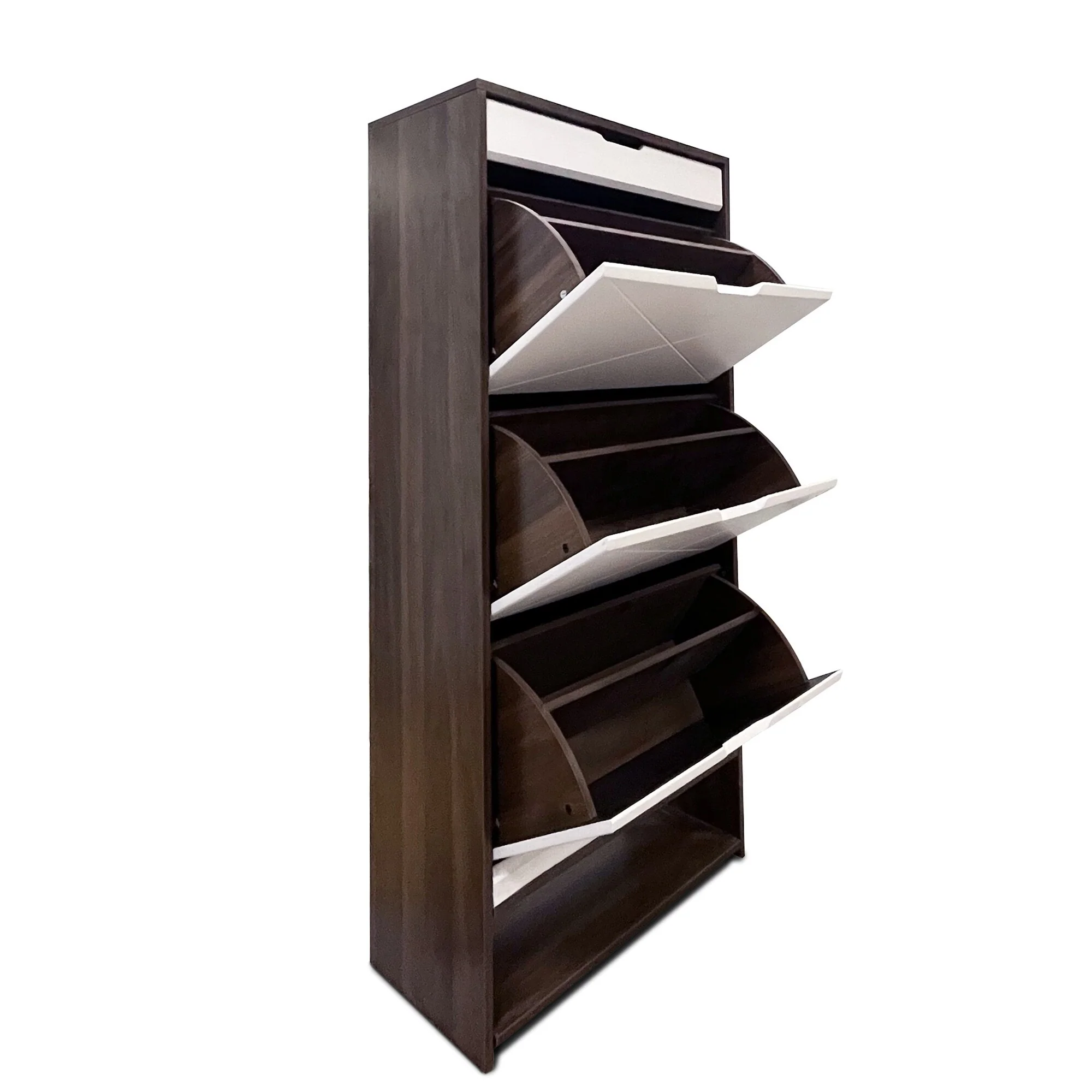 Shoe Cabinet with 3-Flip Drawers for Entryway, Shoe Storage Cabinet, Freestanding Shoe Rack Storage Organizer for Hallway