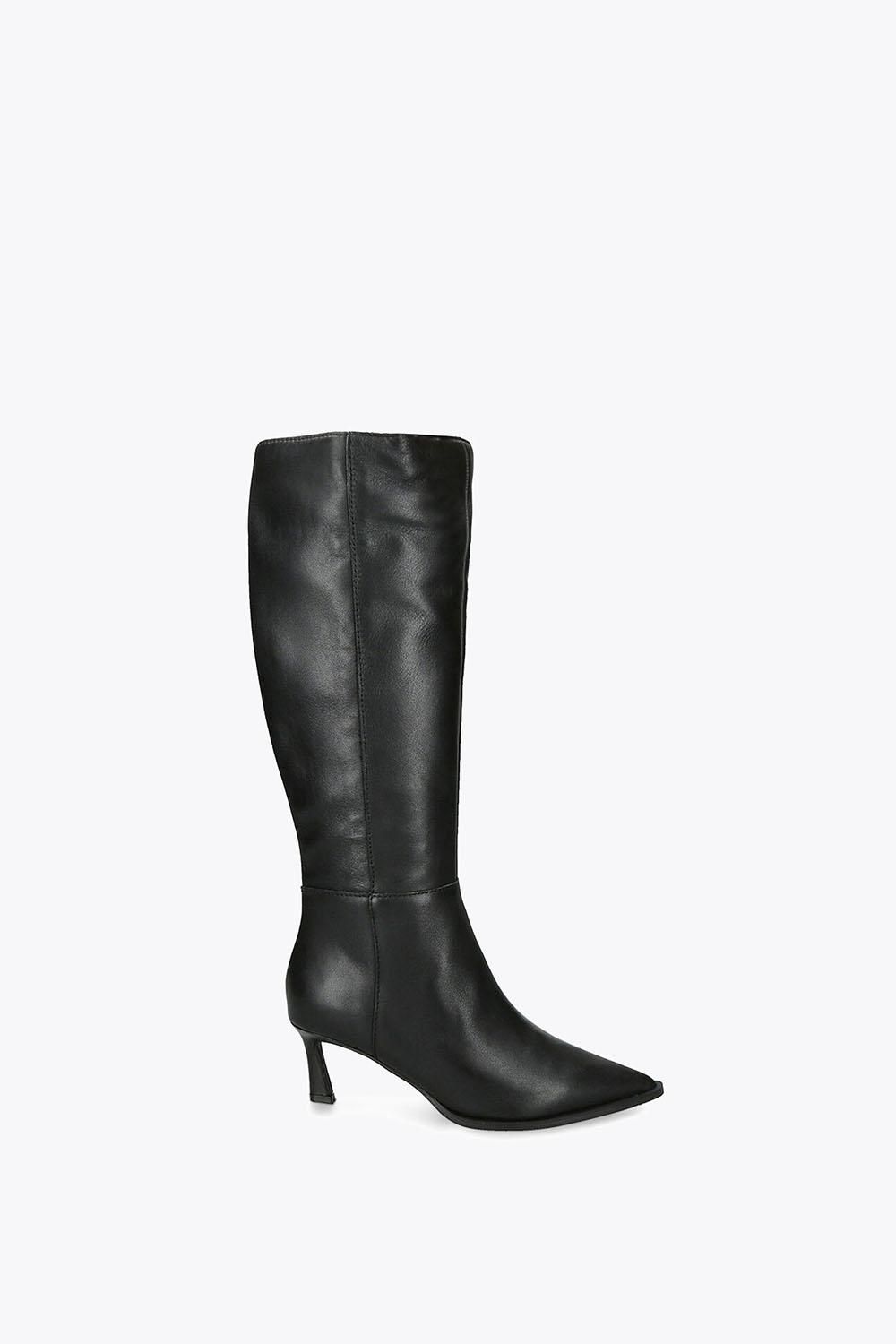 STEVE MADDEN Lucid Black' Leather Boots
