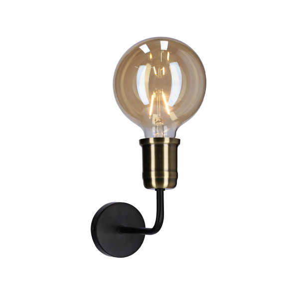 Lampa kinkiet GOLDIE 1x60w e27 czarny patyna bez żarówki