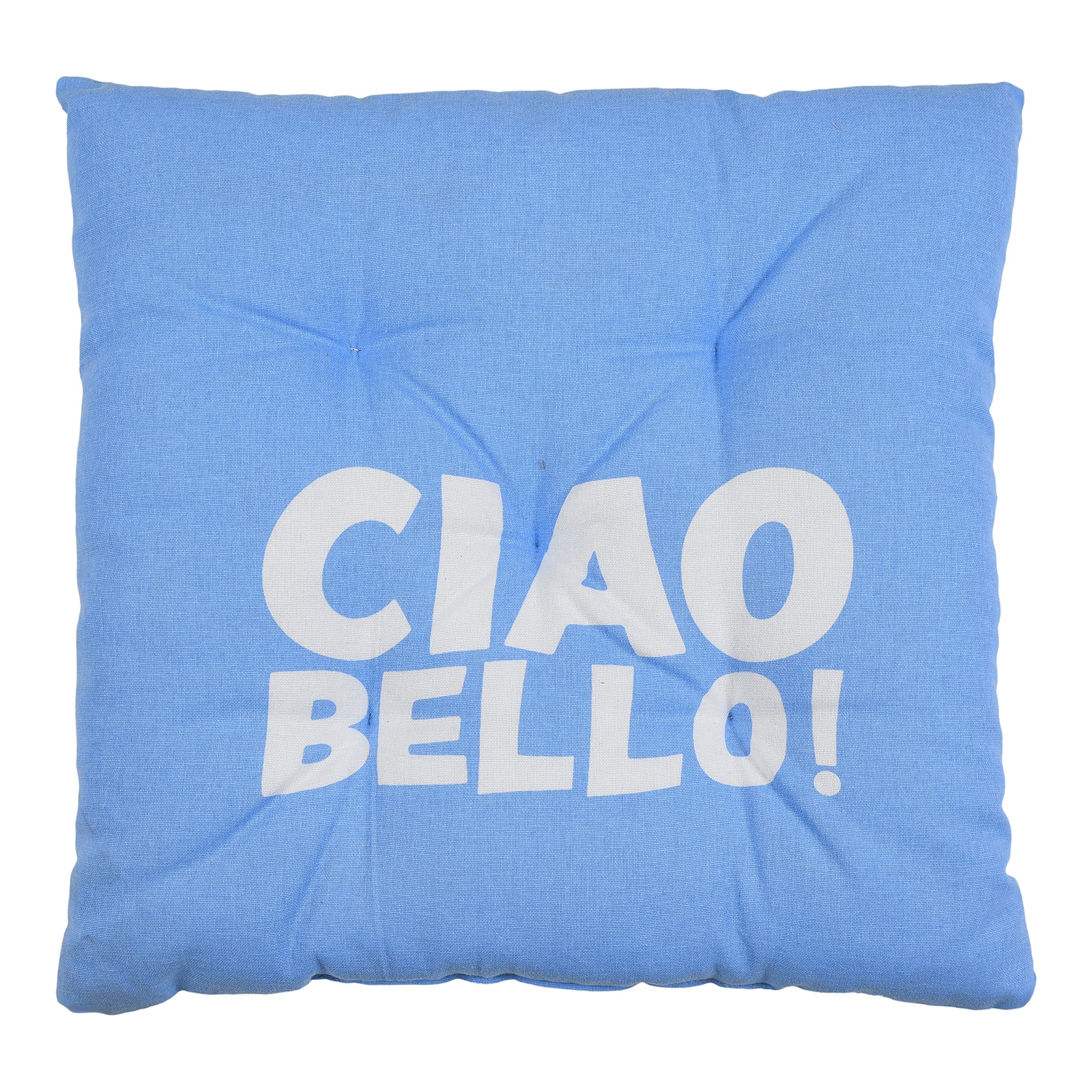 Outdoor-Wende-Sitzkissen Ciao Bello Blau,L 400 x B 400 mm