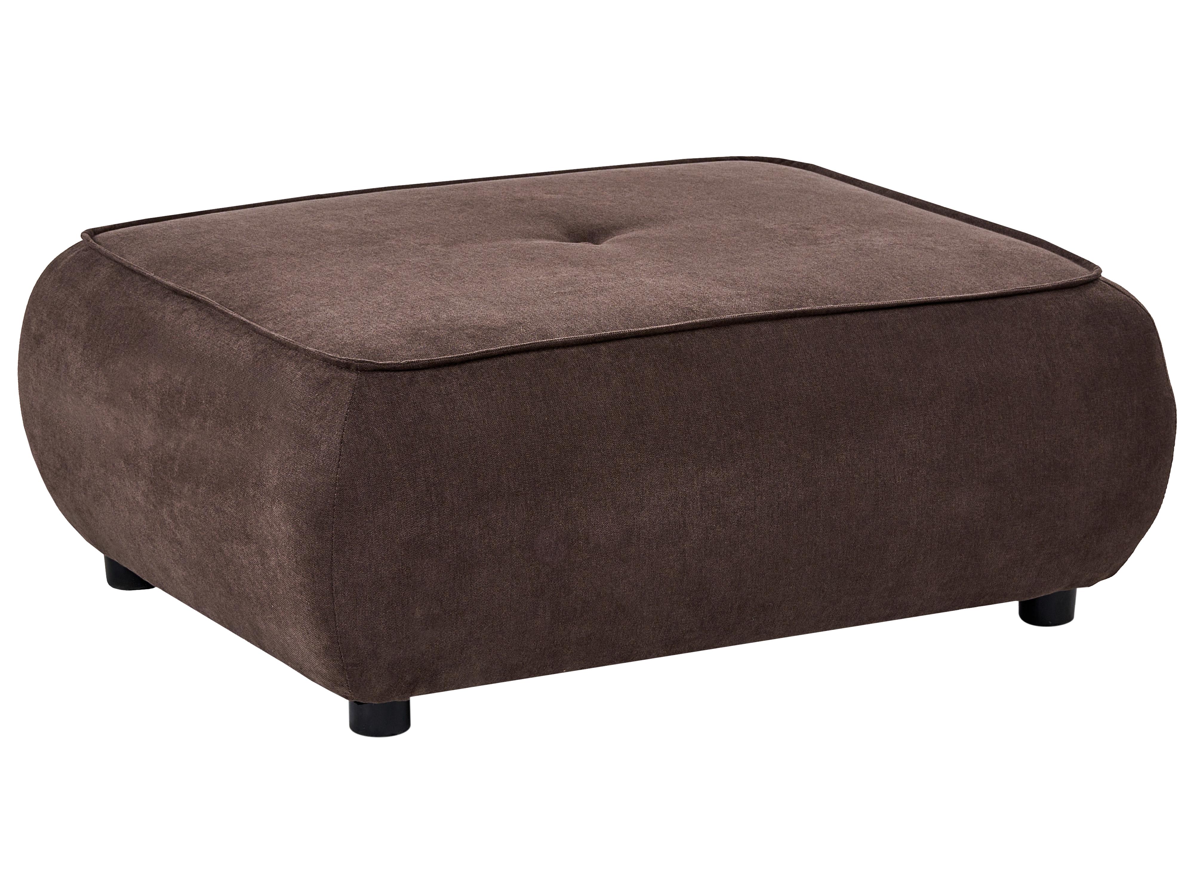 Ottoman SALLA Fabric Dark Brown