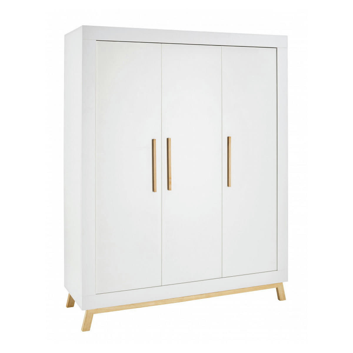 MIAMI - Armoire enfant 3 portes blanc