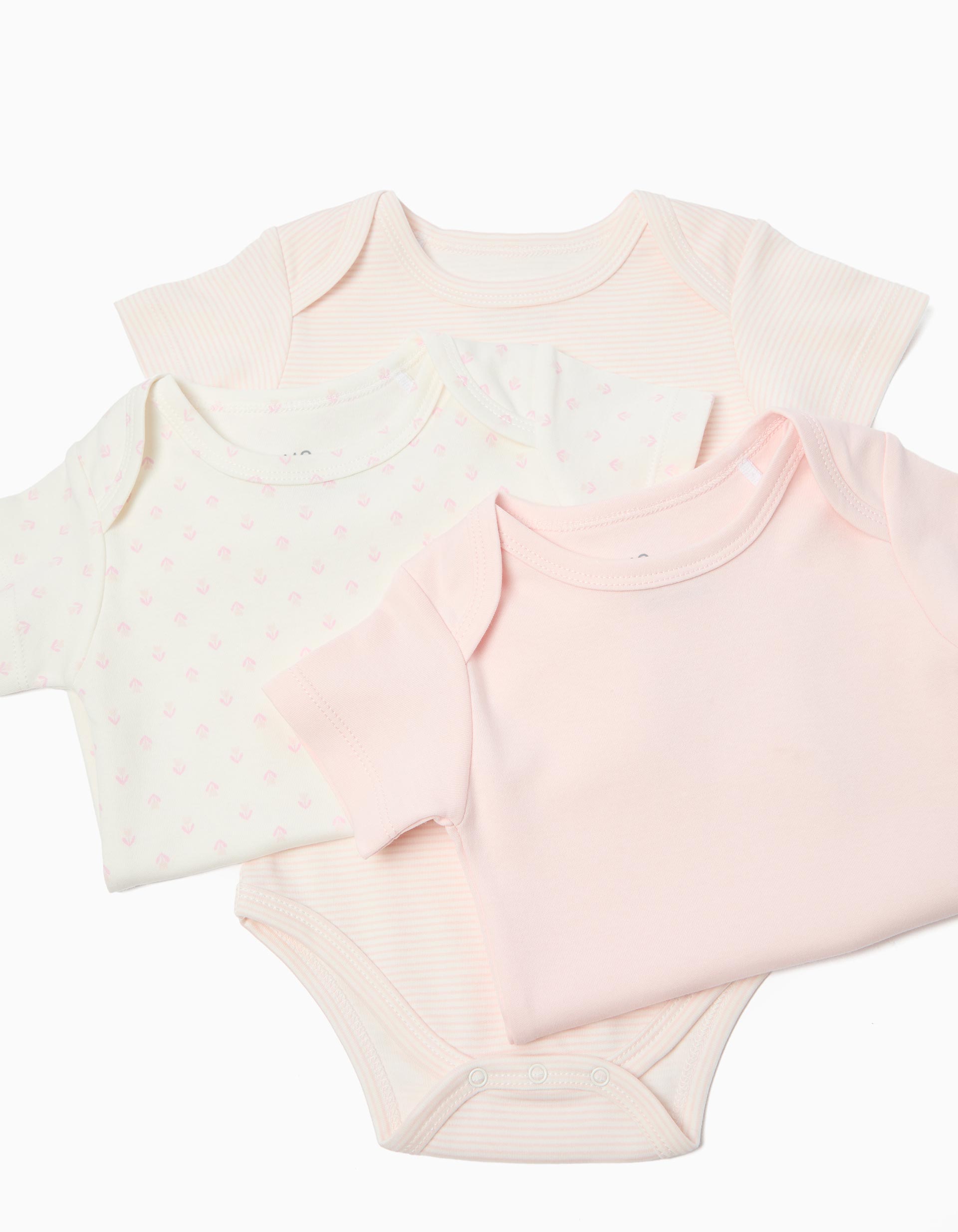 Pack 3 Bodies, Menina, Multicor