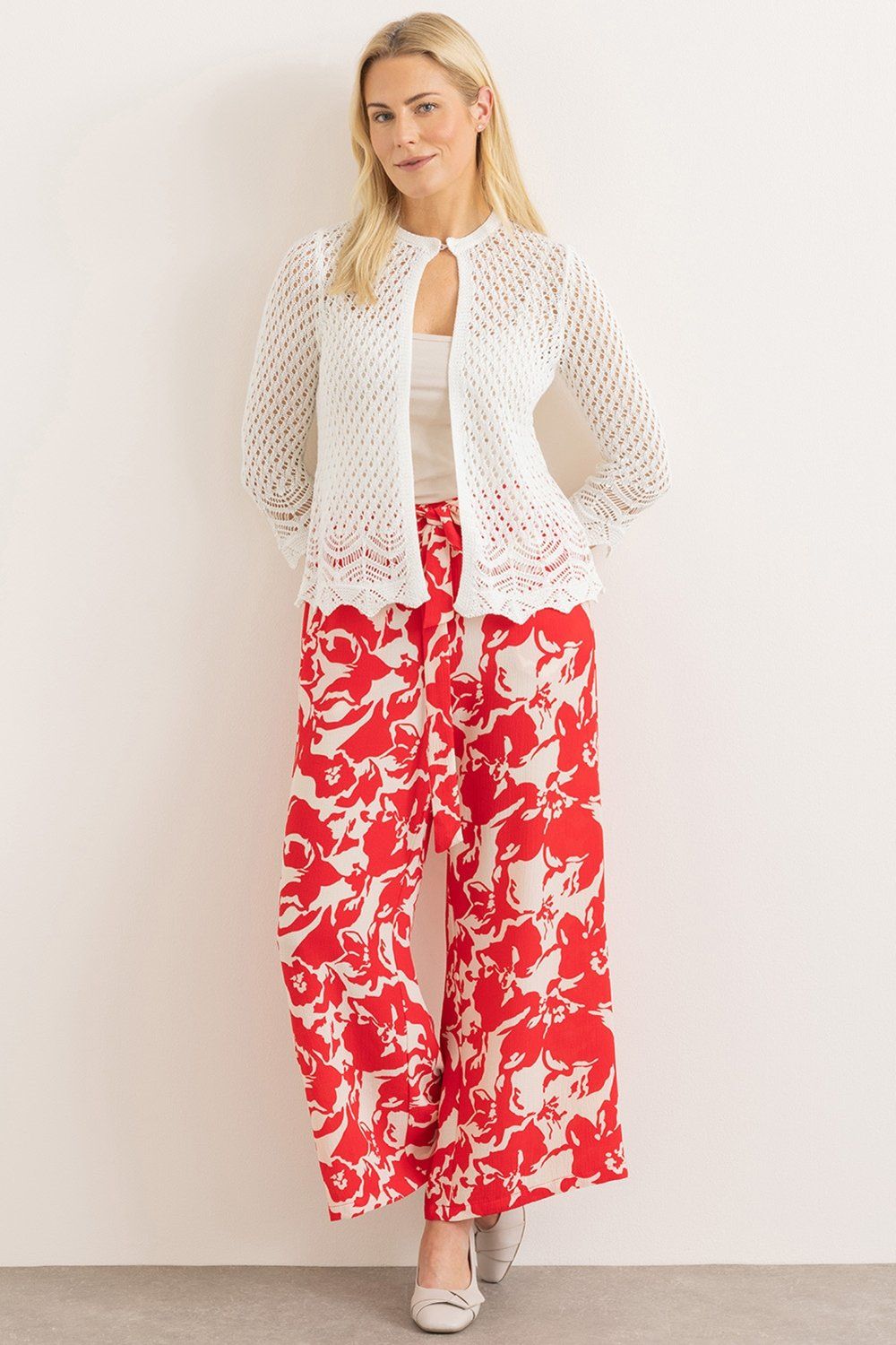 Klass. Open Stitch Knitted Cardigan