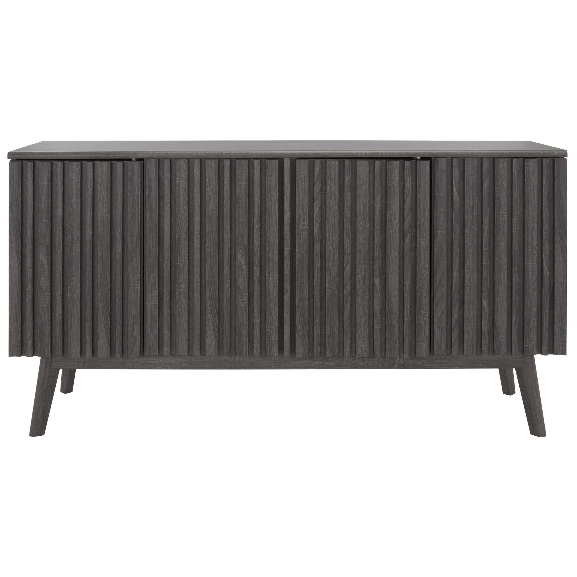 SAFAVIEH Home Helena 62-inch 4 Door 4 Shelf Media Stand. - 62Wx18Dx32H