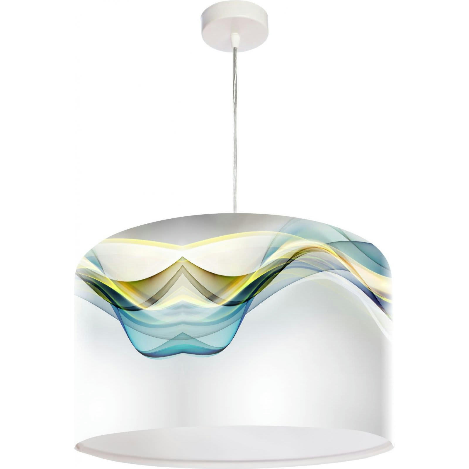 MAGIC OF COLOR - Suspension Tissu Bleu