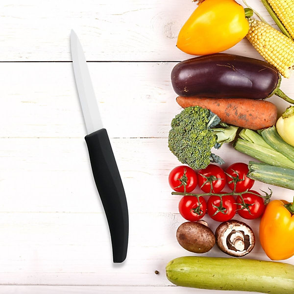 Couteau de cuisine avec lame en céramique de 7,5 cm Nirosta Céramique