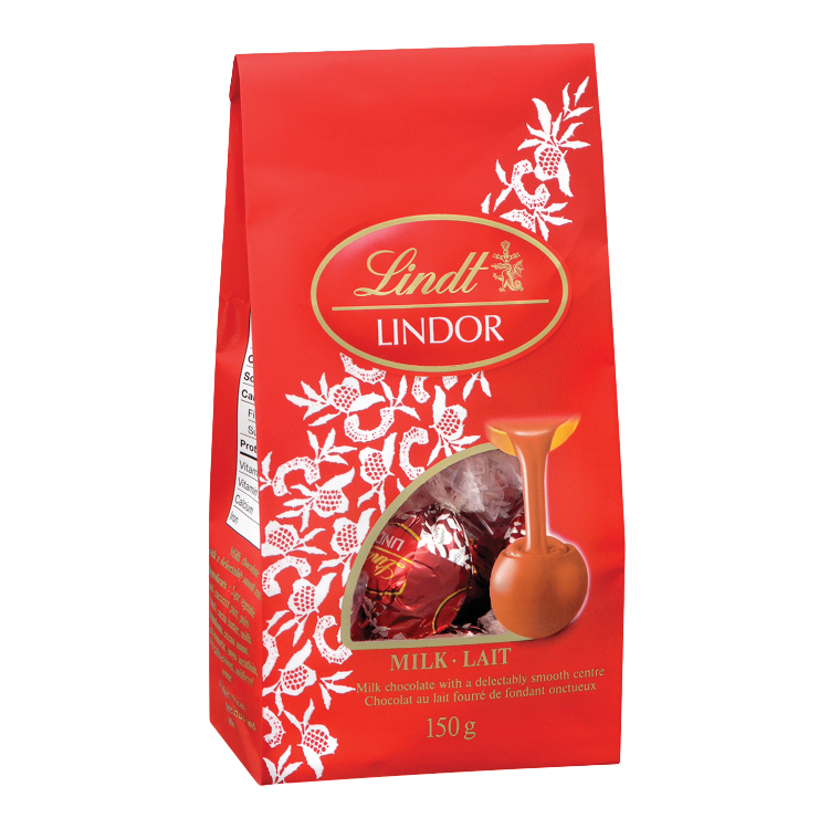 Lindt Lindor Milk Chocolate, 150-g
