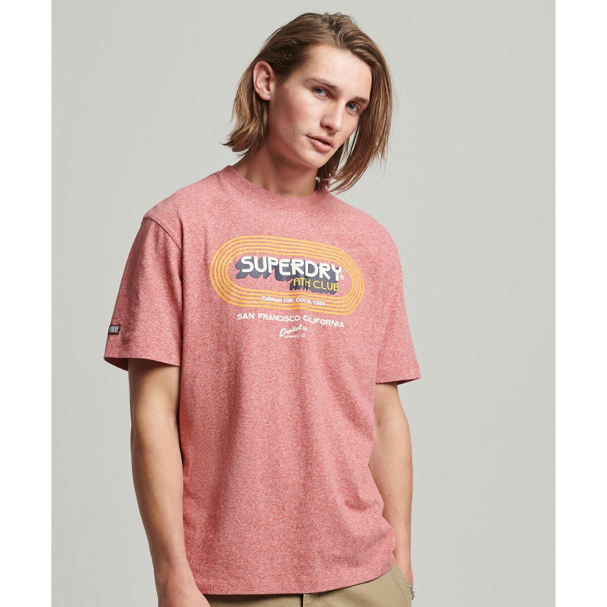 T-shirt manches courtes imprimé, col rond