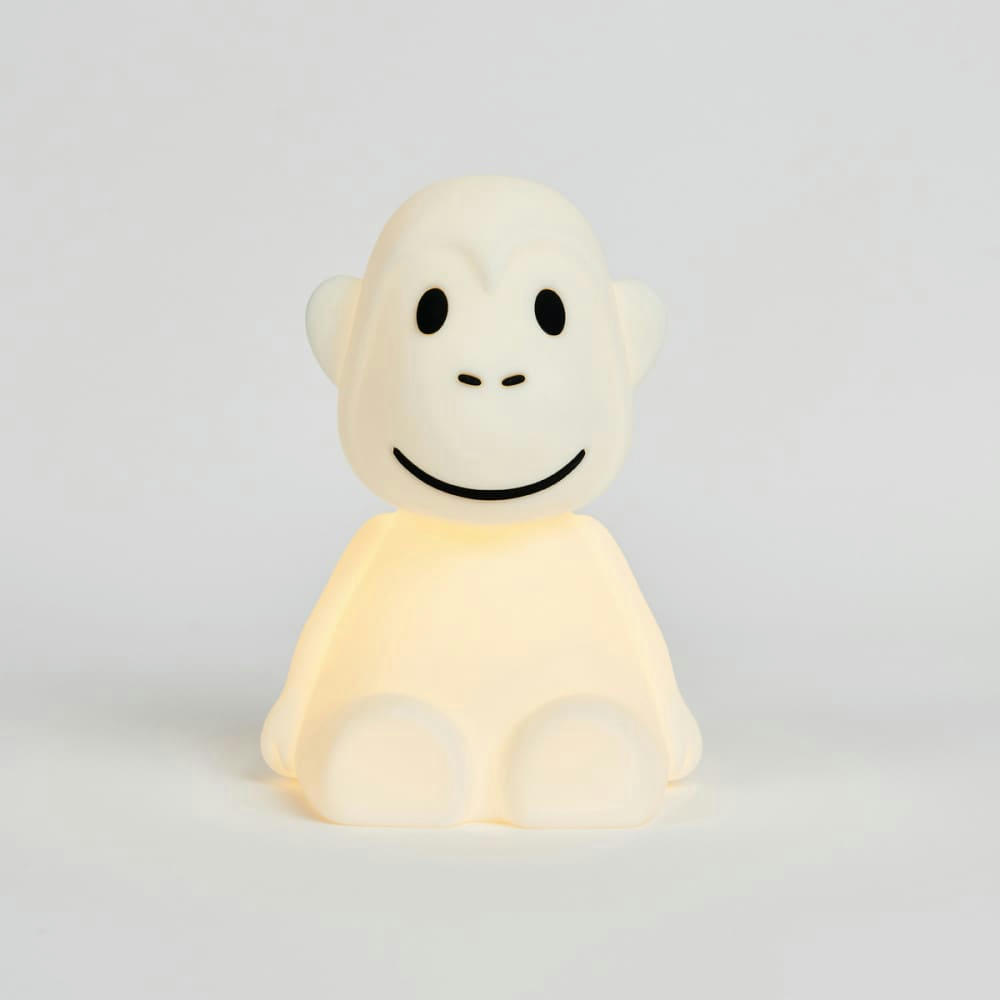 - Veilleuse singe plastique blanc h23cm