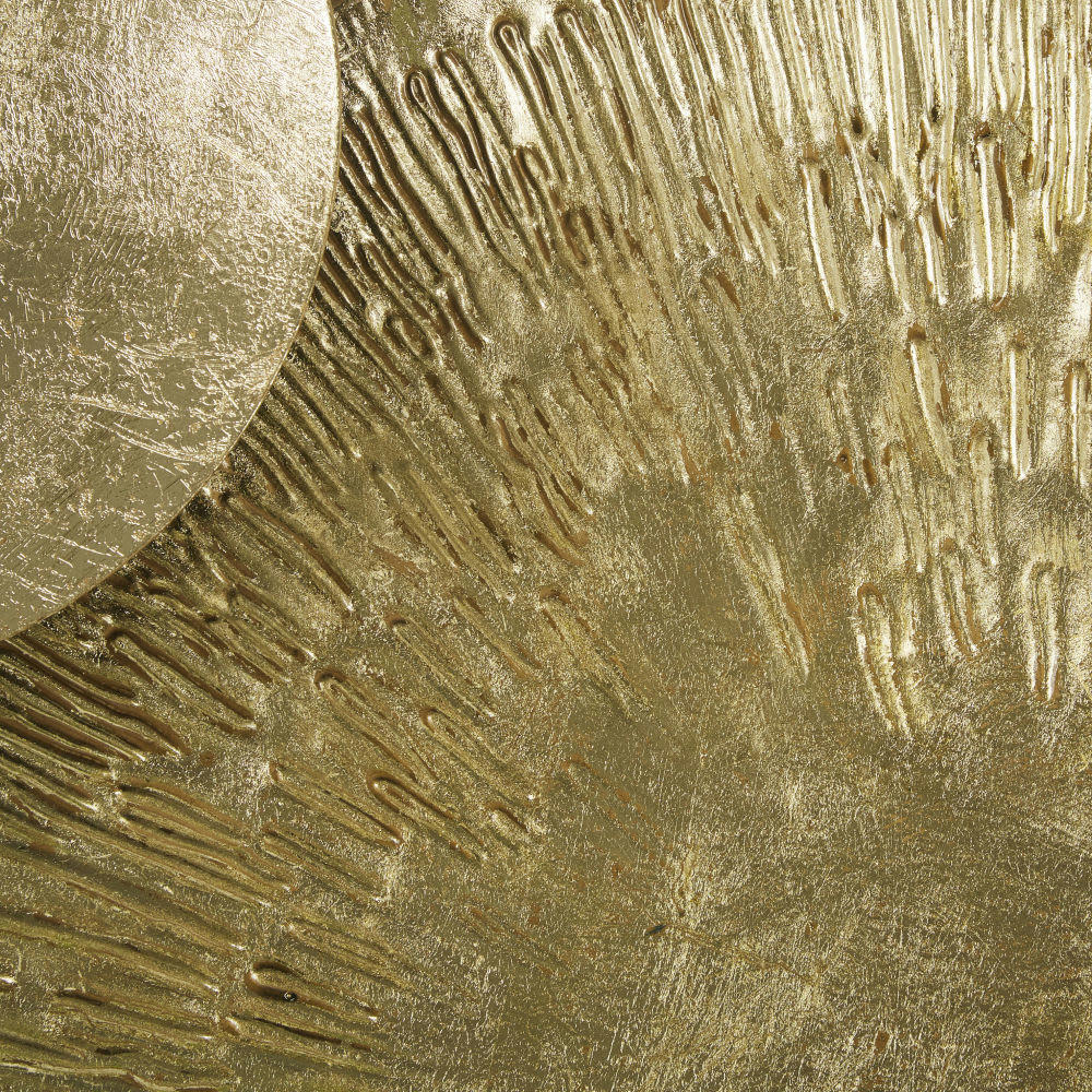 NOUBIA - Déco murale en métal doré 131x56