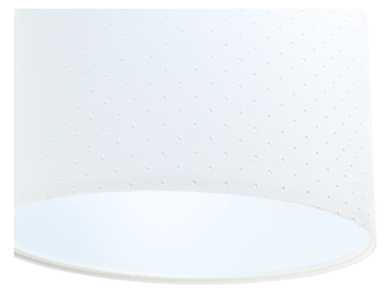 Lampa wisząca Jasmine bebe tkaninowa 30 cm biała