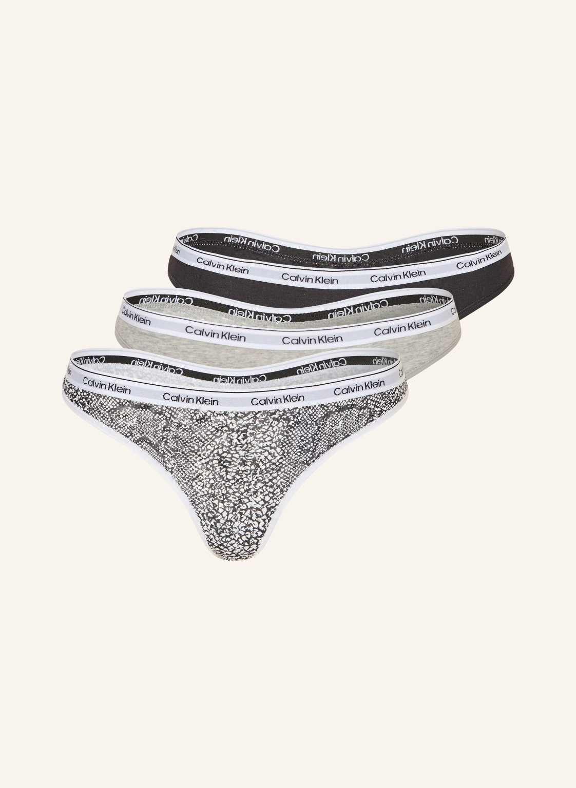 Calvin Klein 3er-Pack Strings ICON LOGO