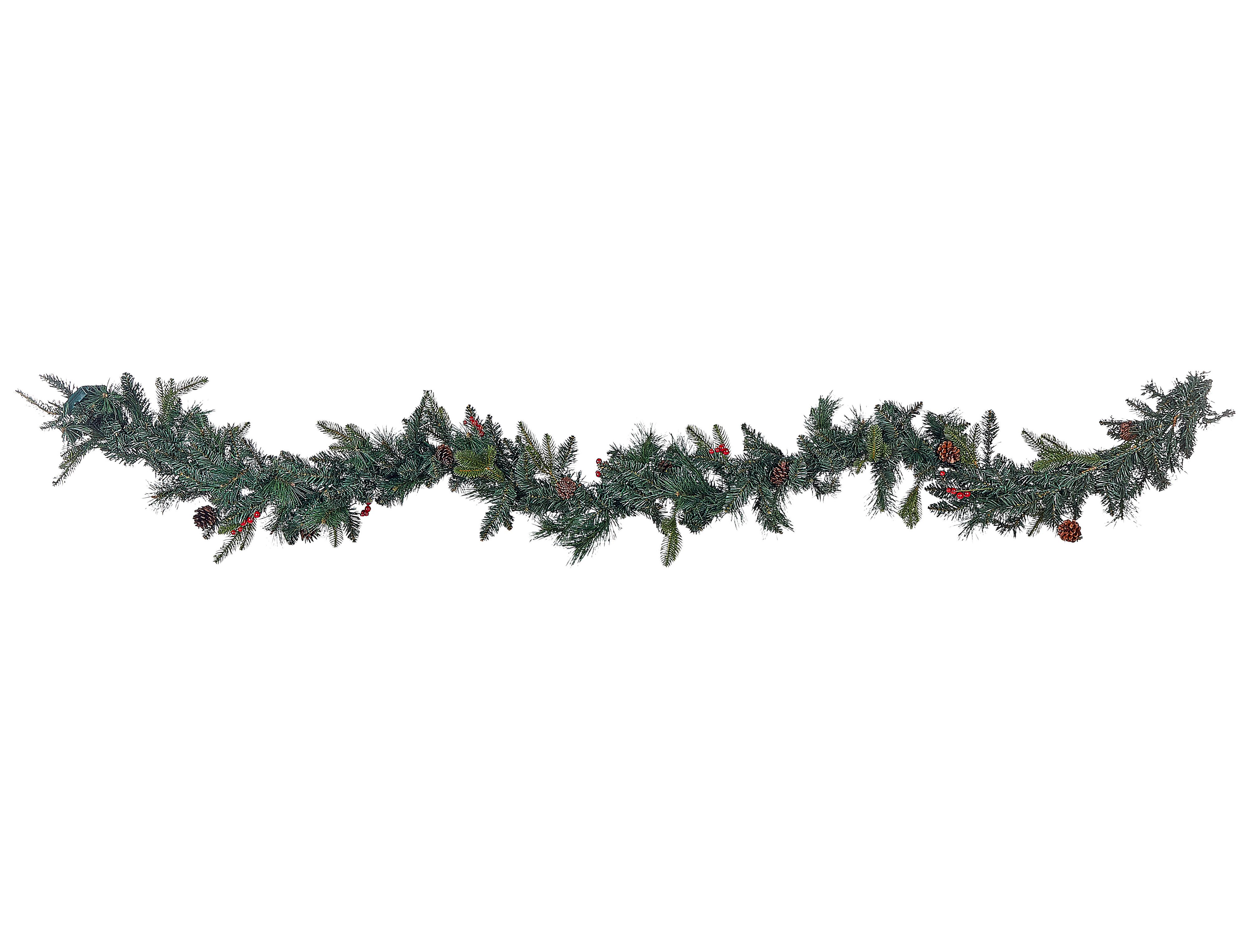 Christmas Garland LED WHITEHORN 180 cm Dark Green