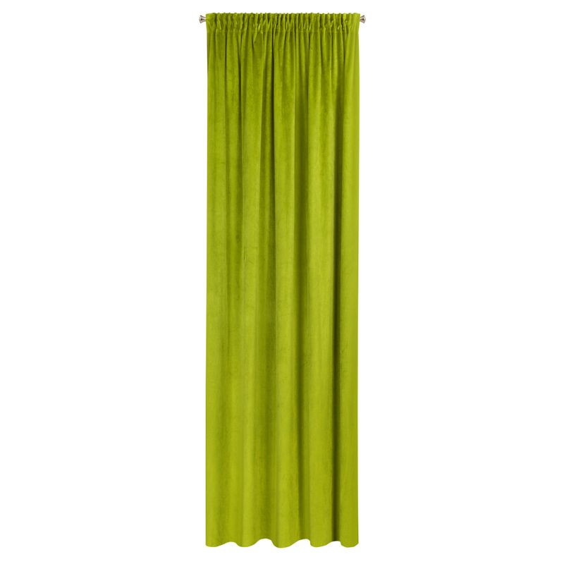 Zasłona 140x300 oliwkowa welurowa gotowa na taśmie Pierre Cardin 1