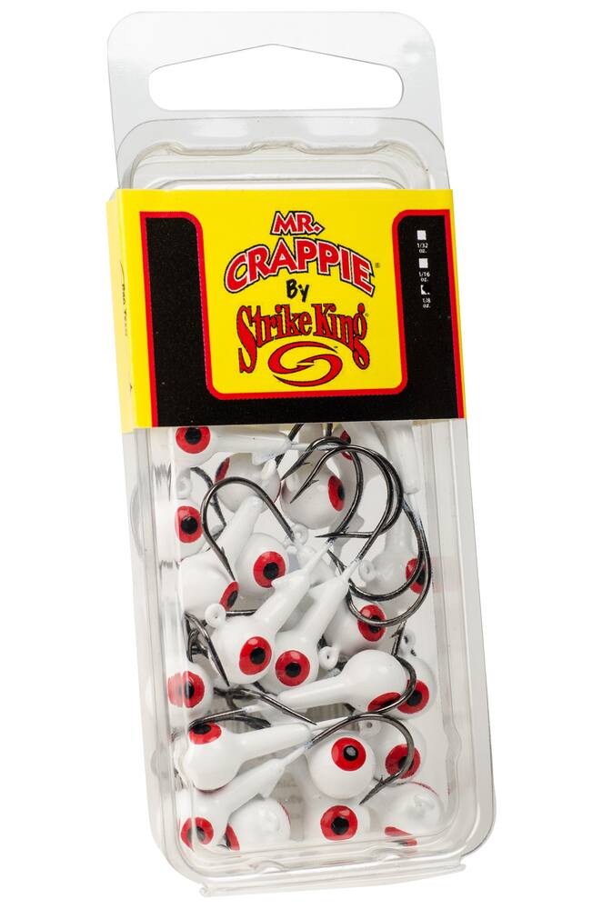 Strike King Mr. Crappie Jig Head, 1/8-oz