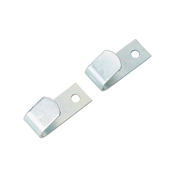 2 crochets de bâche Diall acier noir par électrophorèse 41 x 15 mm