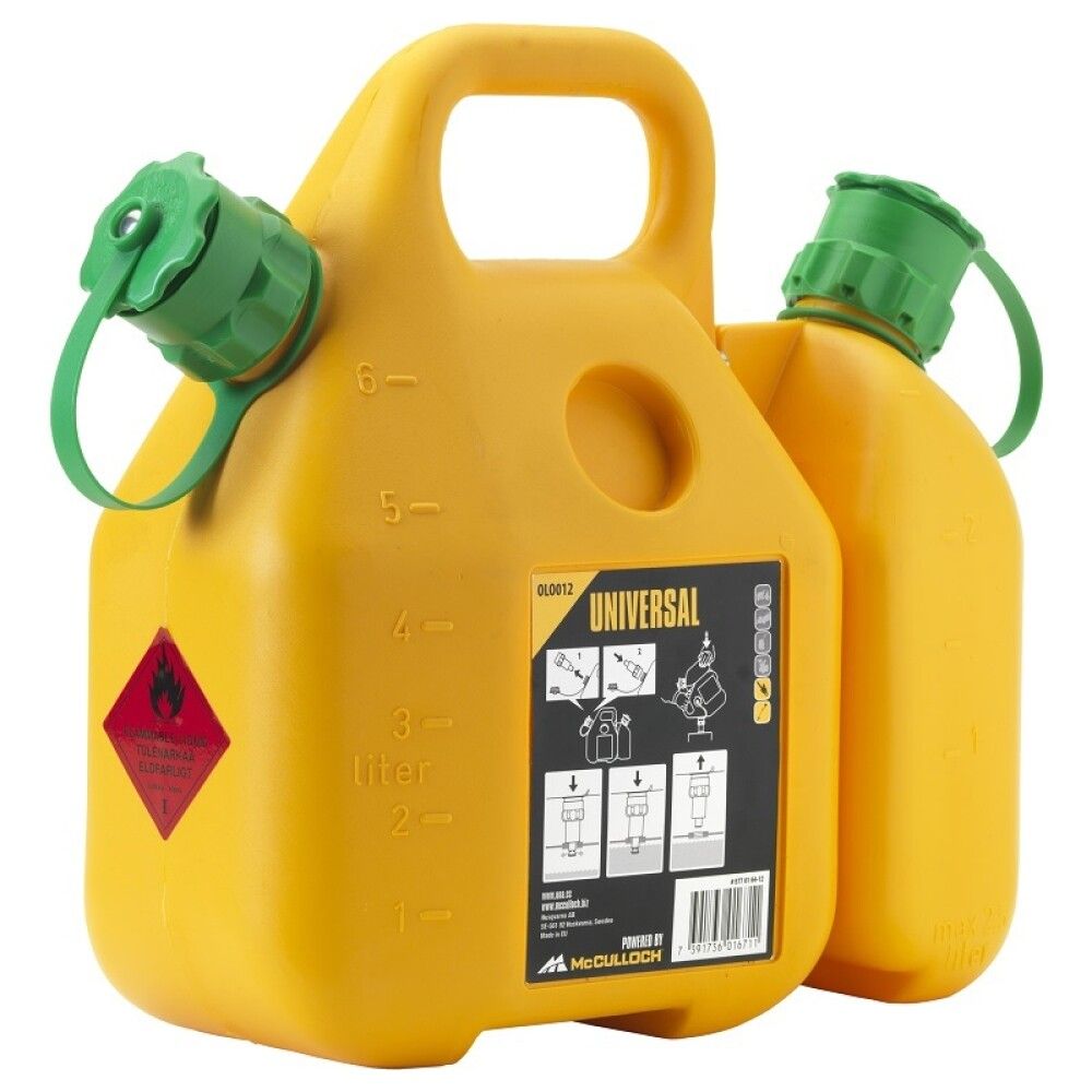 KOMBIKANNE MCCULLOCH 6   2,5L GUL