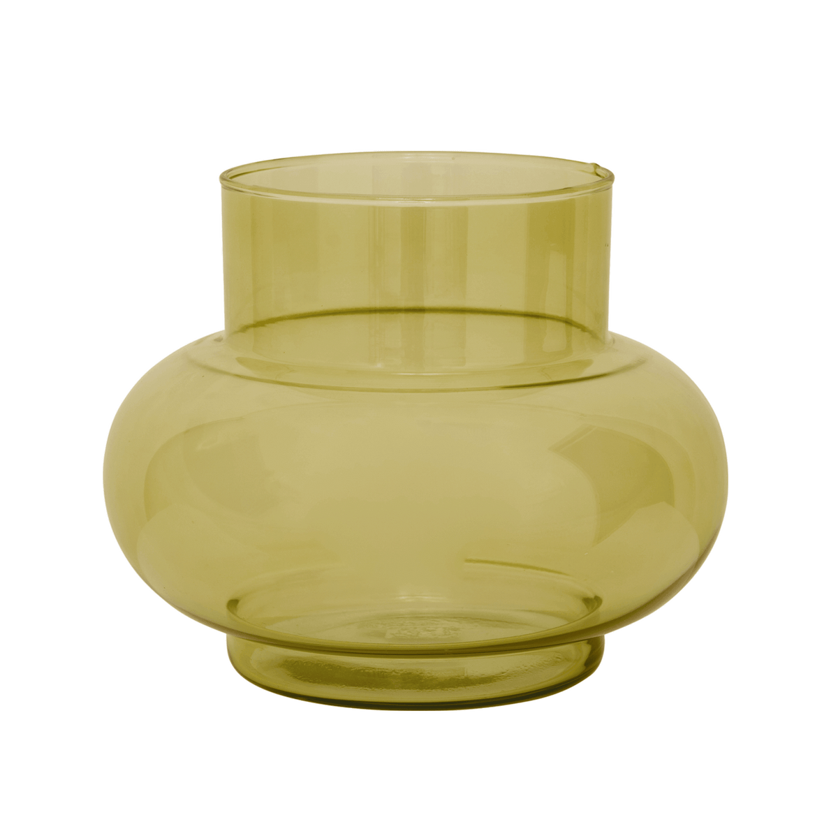 Urban Nature Culture vaas gerecycled glas Tummy B - 22x13.5x17.5cm