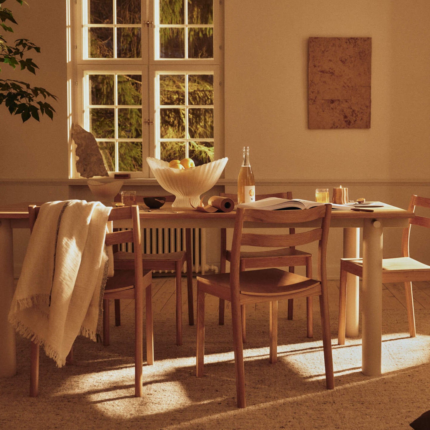 Ferm Living Seifa Vloerkleed 200 x 300 cm - Oat Melange