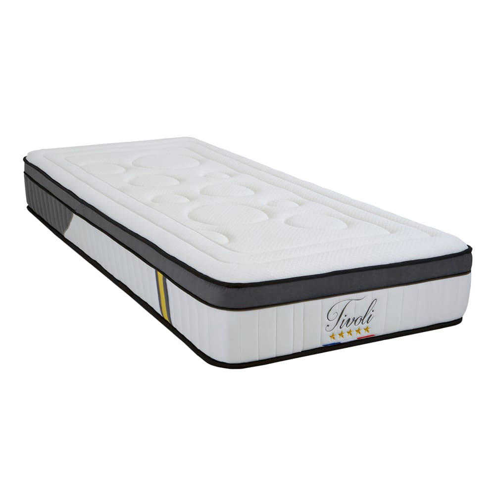 TIVOLI - Ensemble  90x190  Matelas + Sommier + Accessoires